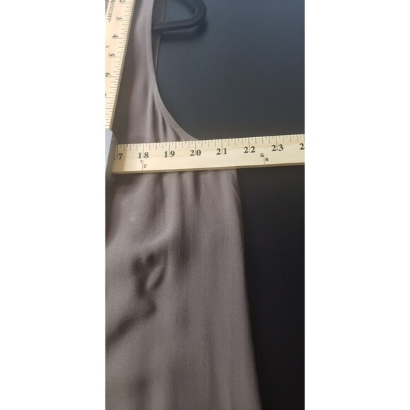 Eileen Fisher Tunic Tank Tops L Blue Brown Sleeveless 100% Silk Lot of 2 Casual - Picture 15 of 16